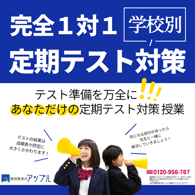 完全1対1学校別定期テスト対策