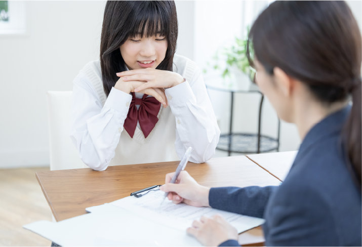 生徒さんに合わせて学習計画